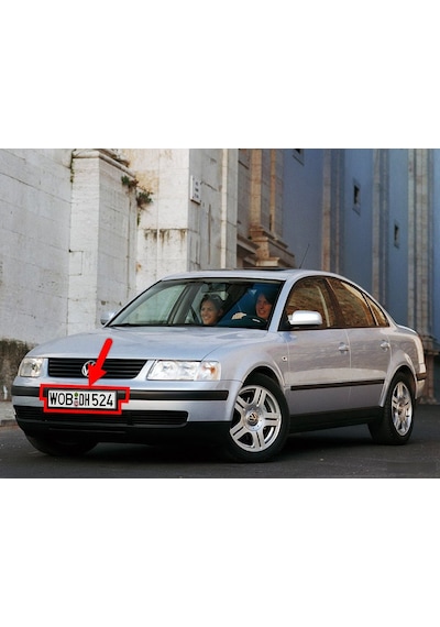 VW Passat B5 97-00 Ön Tampon Orta Plakalık Altı Plastik 3B0807719