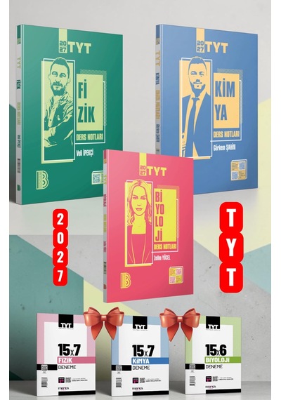 Benim Hocam Yayınları 2027 Tyt Fen Bilimleri Ders Notları Sayısal-marka Tyt Fizik Kimya Biyoloji Deneme