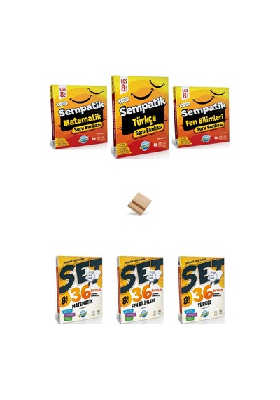 Ünlüler Karması Lgs 2027 Matematik Türkçe Fen Bilimleri Soru Bankası Ve Haftalık Denemeler 6lı Set + Telefon Standı