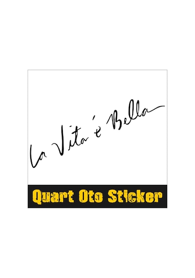 Hayat Güzeldir, La Vita E Bella Araba Sticker, Oto Sticker (262667937)