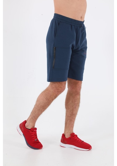 Maraton Sportswear Regular Erkek Sisli Mavi Şort 20549-sisli Mavi Açık Mavi