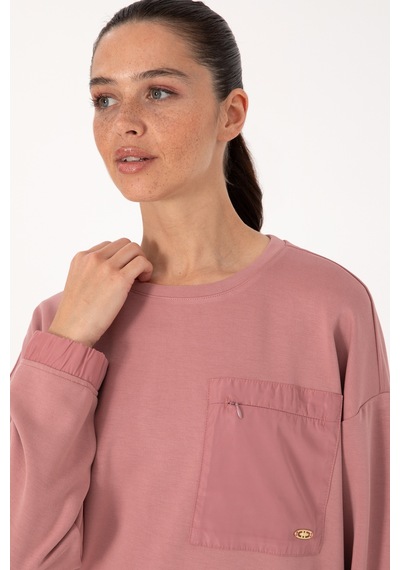 U.s. Polo Assn. Kadın Orkide Sweatshirt 50309100-vr221 Orkide