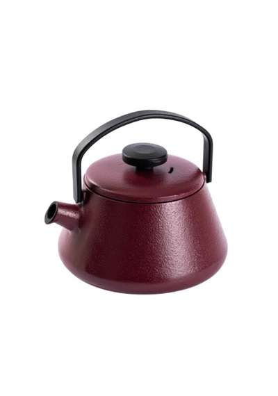 Brb-5410577130942-t-tıme Aubergıne Red Demir Döküm Demlik Kırmızı
