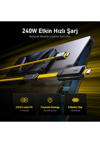 Aohi The Future Magflash 2si1 Arada 240w Pd 3.1 Hızlı Şarj