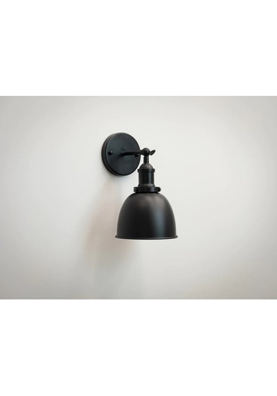 Riolight Retro,rustik,vintage Siyah Mafsallı Hareketli Başlık 1xe Siyah
