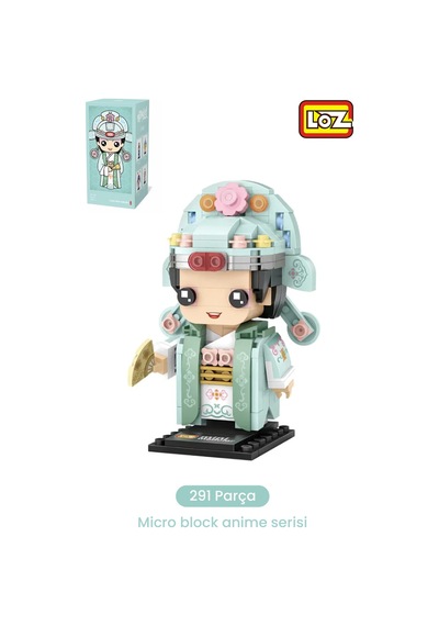 Loz Micro Anime Serisi 1544 Modeli 291 Parça Dekoratif Oyuncak Yapım Seti Yapı Blok