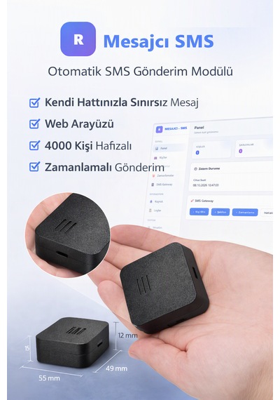 Mesajcı Sms Otomatik Mesaj Gönderim Modülü Kendi Hattınızla Sınırsız Mesaj Zamanlamalı Gönderim