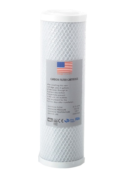 TRUST WATER Su Arıtma Cihazı Filtresi 10" CTO Karbon Filtre Kalın Cto 10" AÇIK KASA CİHAZ UYUMLU
