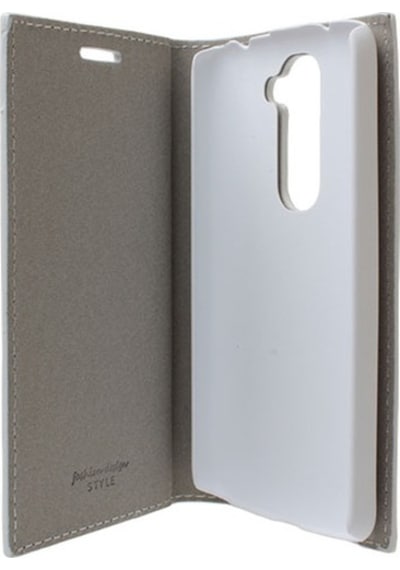 G2 Mini D610 İle Uyumlu Magnum Serisi Yan Model Kapaklı Kılıf Beyaz