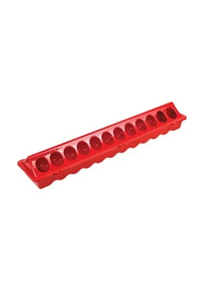 75cm Yatay Plastik Tavuk-güvercin-bıldırcın Yemlik