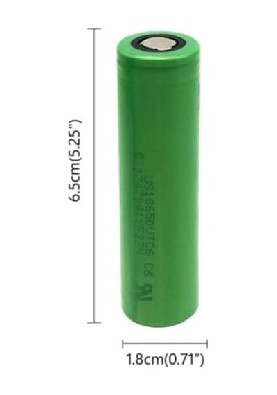 Murata Vtc6 18650 3.7v 3000mah Şarjlı Pil 20li+pil Taşıma Kutusu