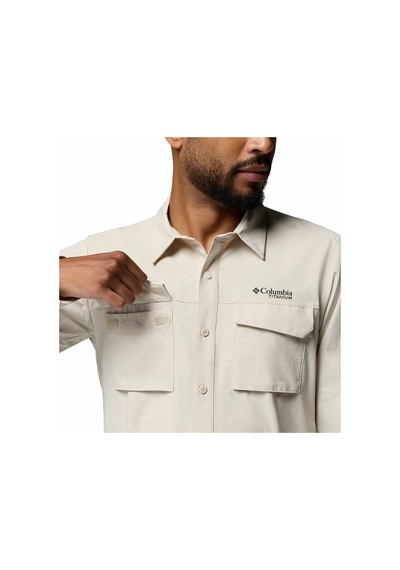 Columbia Ao5721 Silver Ridge Elite Ls Woven Erkek Gömlek-32732 Bej