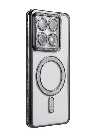 Xiaomi Mi 14t Pro Joke Simli Magneticsafe Kılıf - Siyah -