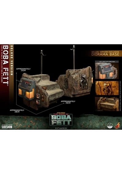 Hot Toys Boba Fett Deluxe Version Quarter Scale Figure - 9103332 - Star Wars / The Book Of Boba Fett
