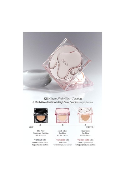 Nem Ve Parlaklık Sağlayan Cushion Kill Cover High-glow Cushion + Refill Spf50+ Pa++++ 3 Linen