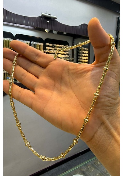 Toplu Kalın 50 Cm Kolye Altın