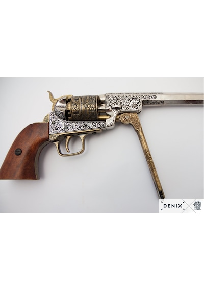 Denix American Revolver 1851 Usa Koleksiyon Obje 35cm
