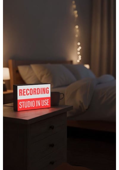 Recording Kayıt Tasarımlı Dekoratif Aydınlatma Çok Renkli