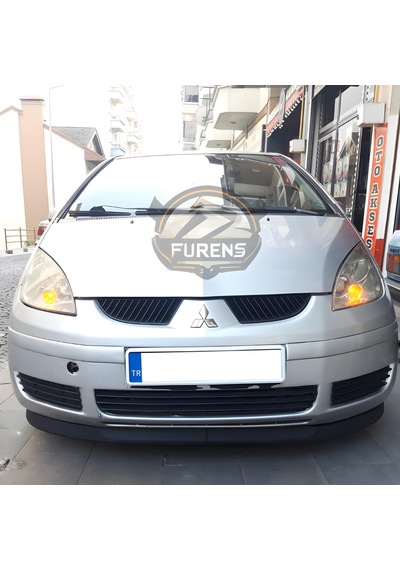 Mitsubishi Colt 2005-2009 Uyumlu H Lip Esnek Ön Lip 2 Parça Karlık Ön Ek Tampon Altı Dill