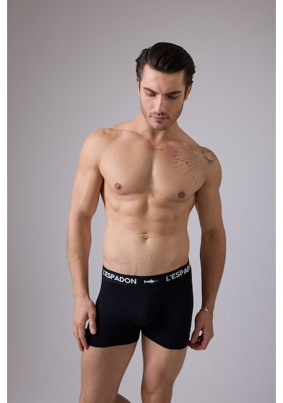 Maritime Elite Erkek Boxer Şort -3095 Koyu Siyah