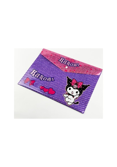Hello Kitty Kuromi Lisanslı A4 Çıt Çıtlı Evrak Dosyası Okul Alışverişi, Kırtasiye Çıt Çıt Dosyalık - Bgakuromidosya003 Çok Renkli