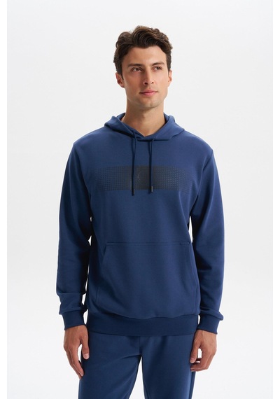 AR-MA Arma Erkek Slim Fit Baskılı Kapüşonlu Kanguru Cepli Interlok Sweatshirt %80 Pamuk %14 Polyester %6 Elastane K30254685202 İndigo-i1 AR-MA Arma Erkek Slim Fit Baskılı Kapüşonlu Kanguru Cepli Interlok Sweatshirt %80 Pamuk %14 Polyester %6 Elastane K30254685202 İndigo-i1