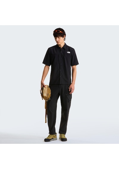 The North Face M Packable Short Sleeve Shırt Erkek Tişört Nf0a8ftqjk31 Siyah