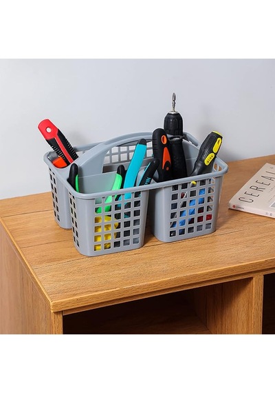 Bölme Düzenleyici Sepet Divided Organizer Basket Gri