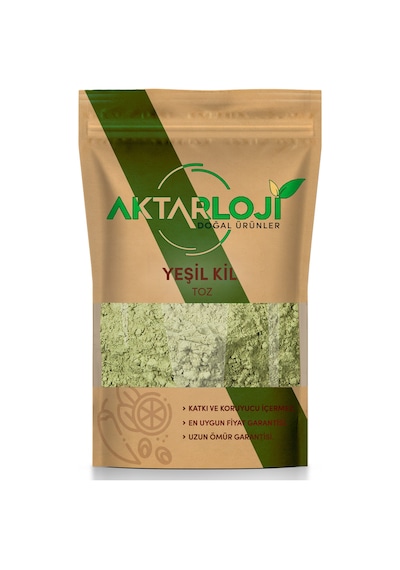 150 Gr Doğal Toz Yeşil Kil 1.kalite