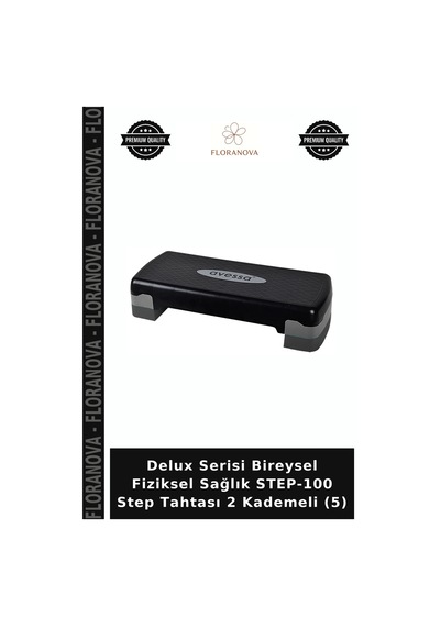 Delux Serisi Bireysel Fiziksel Sağlık Step-100 Step Tahtası 2 Kademeli 5