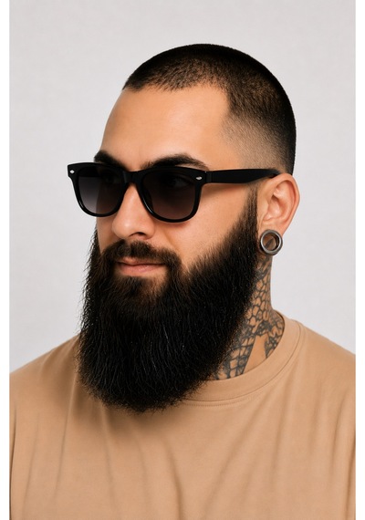 Wayfarer Erkek Güneş Gözlüğü Çapraz Kesim Uv Korumalı Çok Renkli