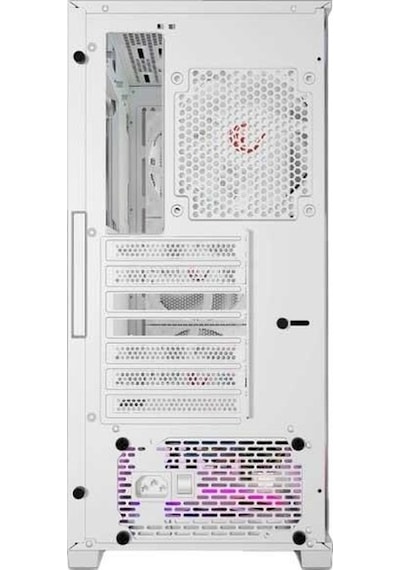 Rampage Voyager 750W 80+ Bronze Beyaz 4 RGB Auto Fan ATX Mid-t Gaming Oyuncu Kasası