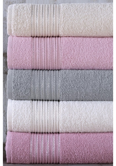 Range El ve Yüz Havlu Seti 10'lu 50 x 85 CM Çok Renkli