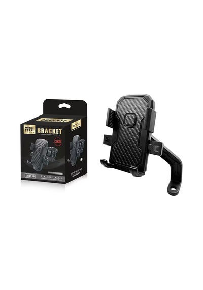 Powertec Motosiklet Bisiklet Telefon Tutucu Ayna Bağlantılı 4-7 inç uyumlu