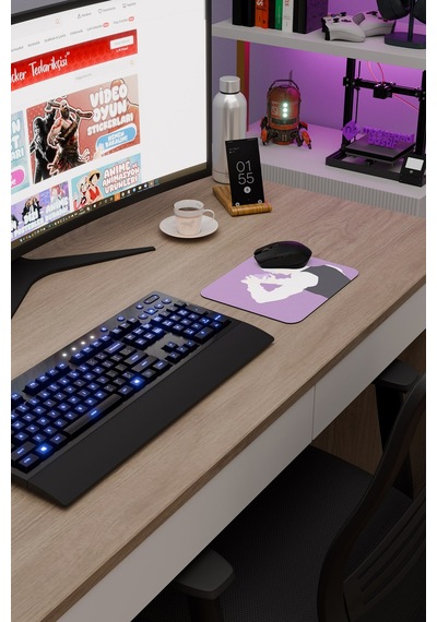 Death Parade Anime V3 - 22x18 Gaming Kauçuk Kaymaz Taban Mouse Pad Fare Altlığı