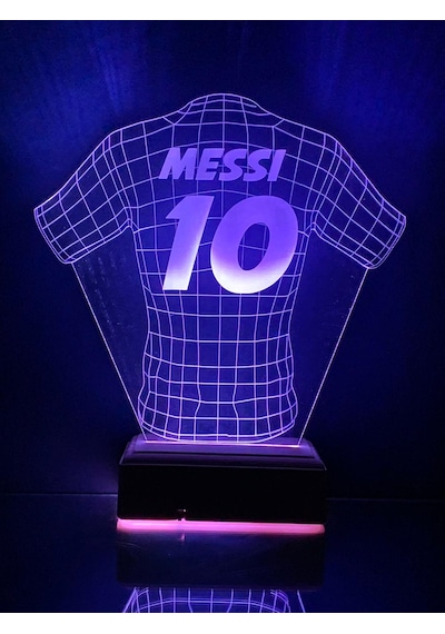 Futbol Sevenlere Hediye Tasarım 3D Led Forma Gece Lambası