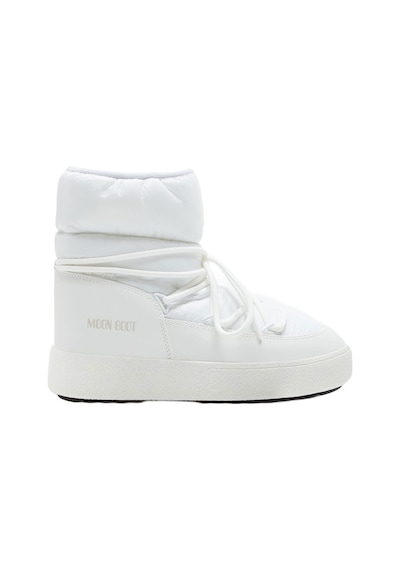 A001 White Bot Kar Kadın 80d2450080 Moon Boot Ltrack Low Nylon Wp Beyaz