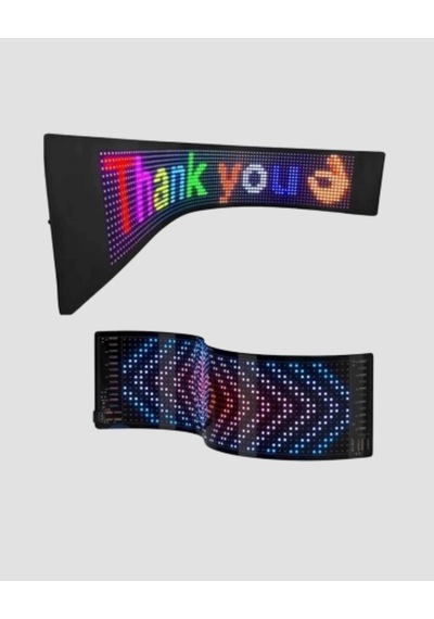 Hubrendy Tekno Akıllı Led Matrix Panel Usb Bağlantılı, Kaydırmalı Yazı Ve Animasyon Desteği