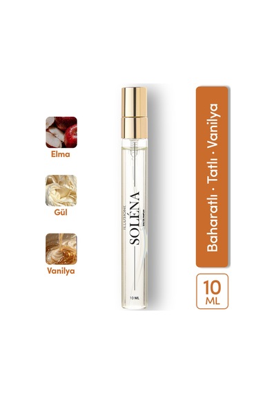 Soléna Edp Seyahat Boy Kadın Parfümü 10ml Baharatlı - Tatlı - Vanilya Narenciye, Gül, Vanilya Aromatik