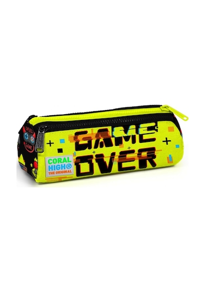 Coral High Game Over Baskılı Erkek Çocuk İlkokul Çanta Seti - Usb