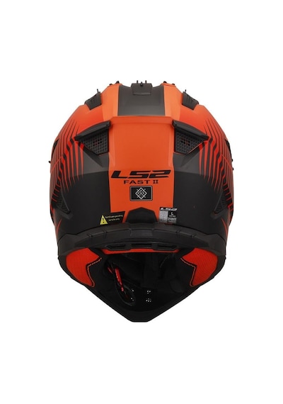 Ls2 Fast 2 Duck Kross Kask Kırmızı