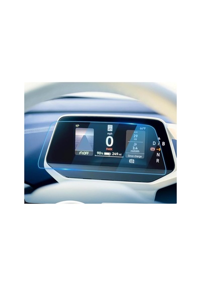Volkswagen Id.4 Uyumlu Araç Ekran Koruyucu 5.3 İnç Dijital Gösterge 9h Nano Kırılmaz Şeffaf