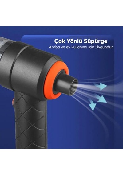 Zhltools St-6644 6000r Portatif Vakumlu Üflemeli Mini Araç Süpürgesi - Toz Ve Kül Temizliği