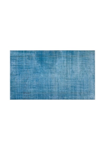 El Dokuması Vintage Yün-pamuk Mavi Halı 24025 155 X 270 Cm