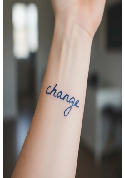 Change 5 Cm Minimal Geçici Dövme Yarı Kalıcı Geçici Dövme