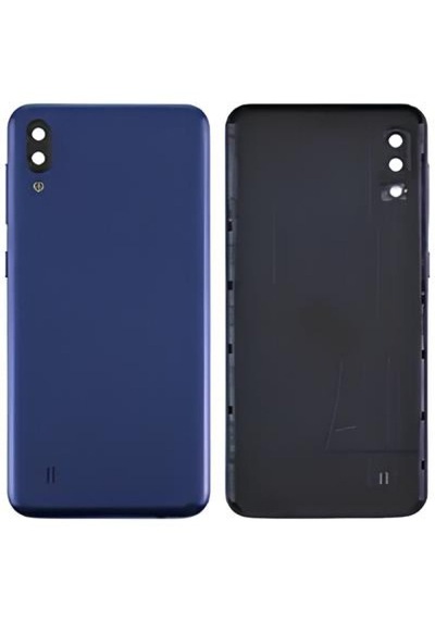Samsung Uyumlu M10 S Arka Kapak Kamera Camlı Mavi