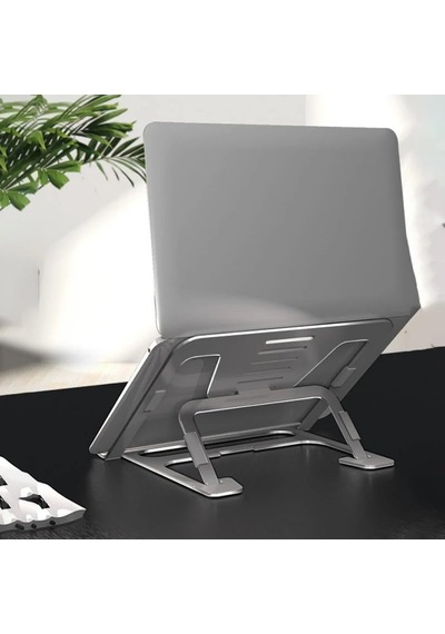 Plentiful Ayarlanabilir Katlanabilir Apple Uyumlu iPad  Stand 14inç Metal Masaüstü Telefon Tablet Standı
