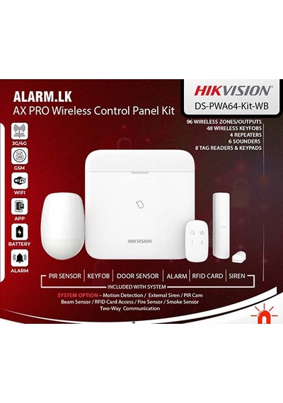 Hikvision Ds-pwa64-kit-we +kablosuz Siren