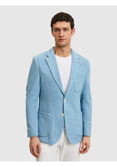Cacharel Mavi Slim Fit Spor Ceket