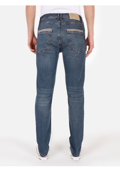 Colin's Colins 044 Karl Normal Kesim Düşük Bel Düz Paça Mavi Erkek Pantolon Cl1070544 Denim
